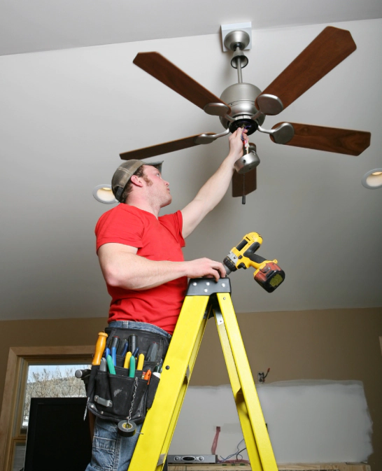 ceiling fan installation 1
